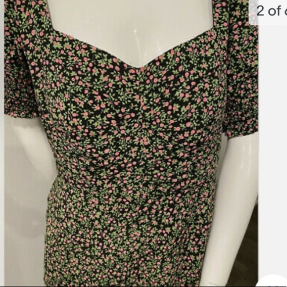 J crew floral midi cottage core fairy romantic dress size 10 new boho cottage c - Picture 10 of 14